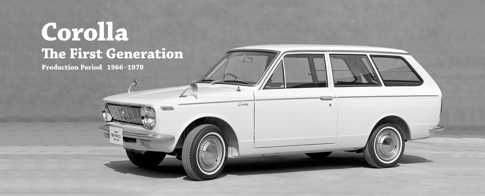 Az első generációs Toyota Corolla Forrás: Toyota Global