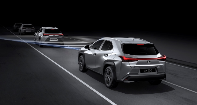 Lexus UX biztonság