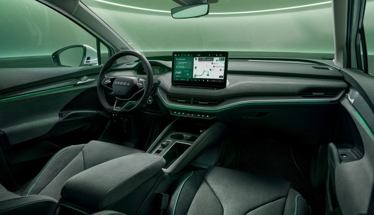 A Skoda ENYAQ belülről