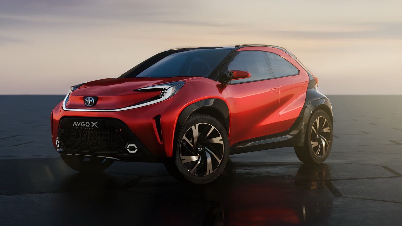 A Toyota Aygo egy vagány, kompakt crossover.