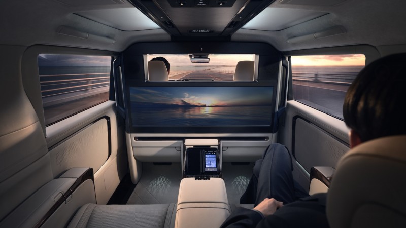 Lexus LM belső kialakítás